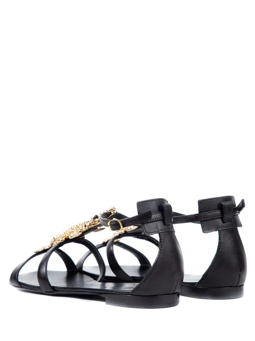 Сандалии кожаные GIUSEPPE ZANOTTI