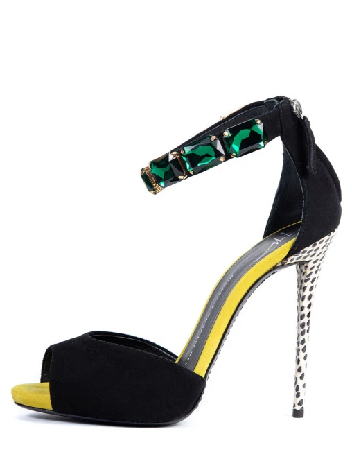 Босоножки замшевые GIUSEPPE ZANOTTI
