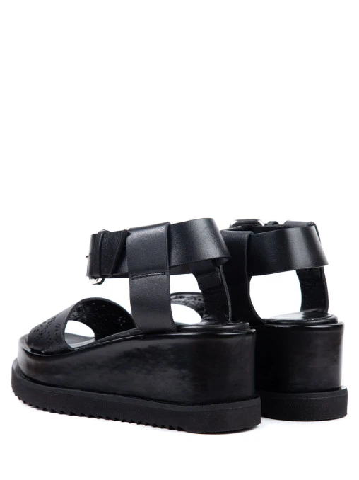 Сандалии кожаные ALEXANDER MCQUEEN