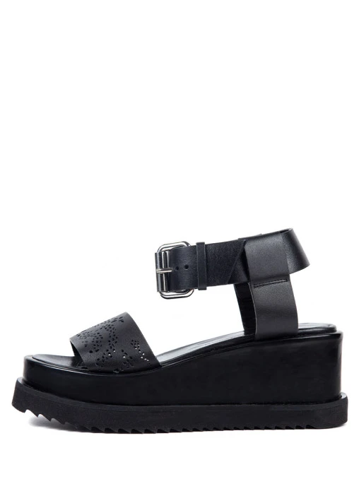 Сандалии кожаные ALEXANDER MCQUEEN