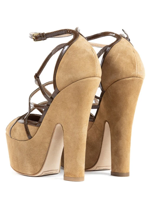 Босоножки замшевые DSQUARED2