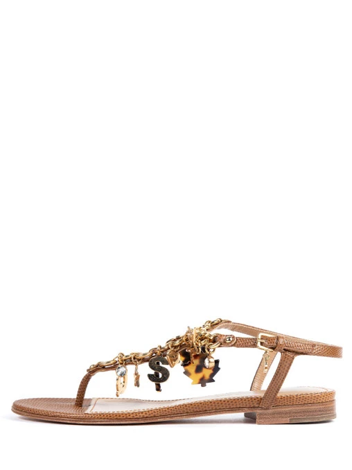 Сандалии кожаные DSQUARED2