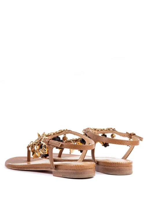 Сандалии кожаные DSQUARED2