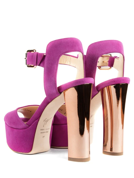 Босоножки замшевые GIUSEPPE ZANOTTI