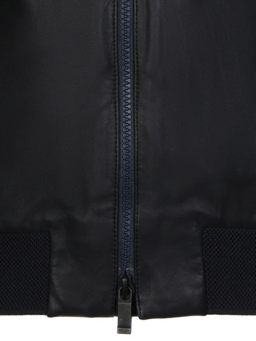 Бомбер из экокожи ZEGNA
