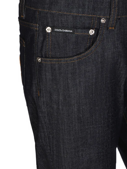 Джинсы Slim Fit хлопковые DOLCE & GABBANA