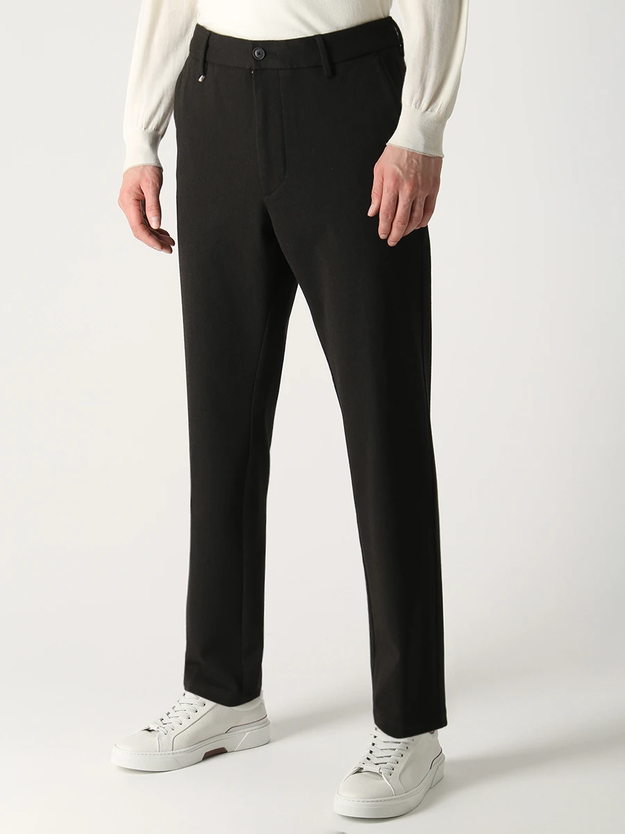 Брюки однотонные