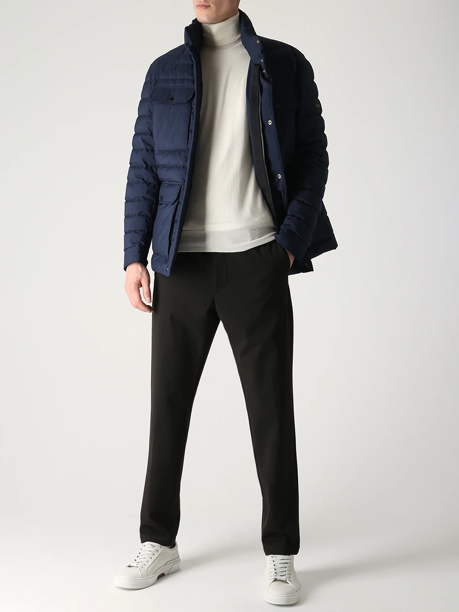 Брюки однотонные