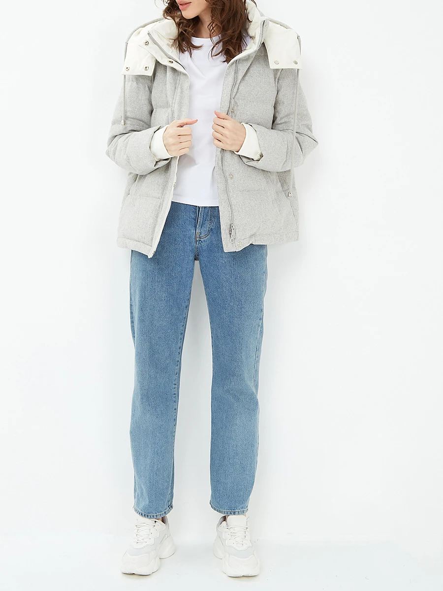 Пуховик стеганый