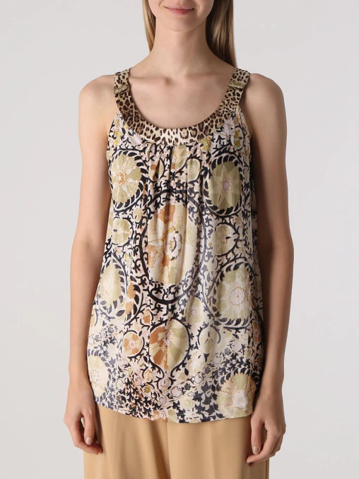 Топ с принтом JUST CAVALLI