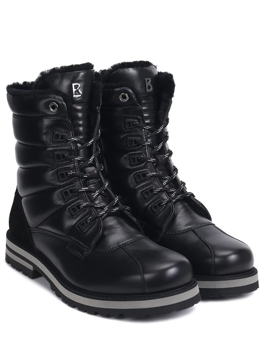 Ботинки кожаные на меху Courchevel