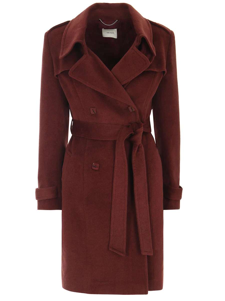 Пальто двубортное