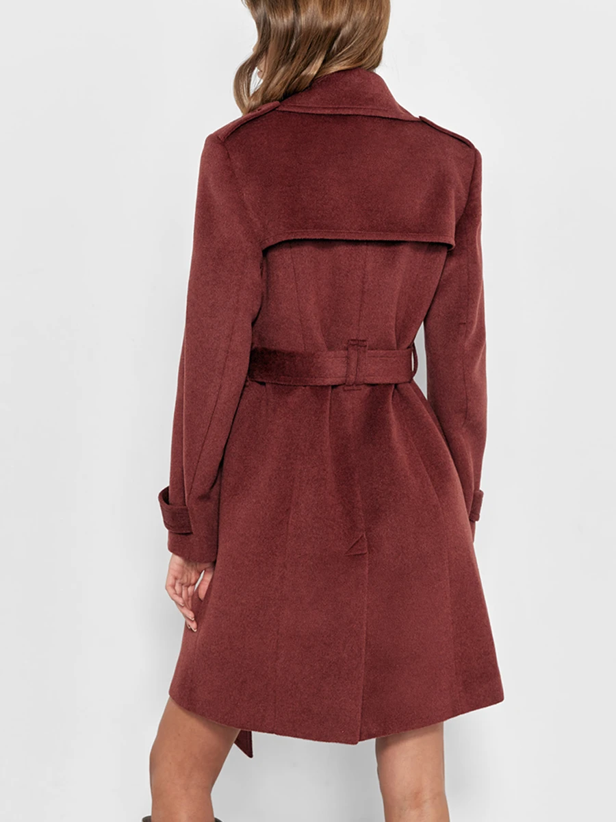 Пальто двубортное