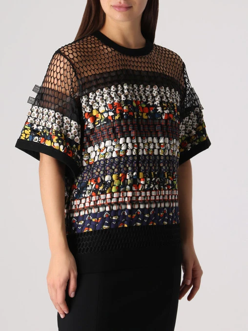Топ разноцветный GAULTIER