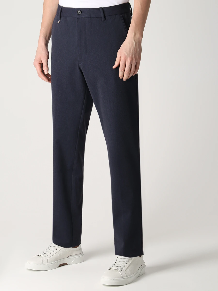 Брюки однотонные