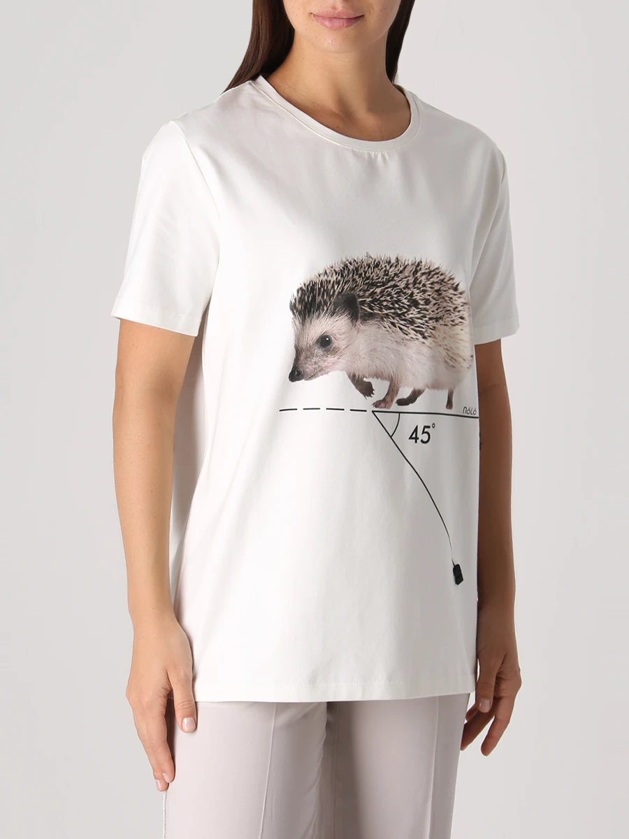 Футболка хлопковая с принтом