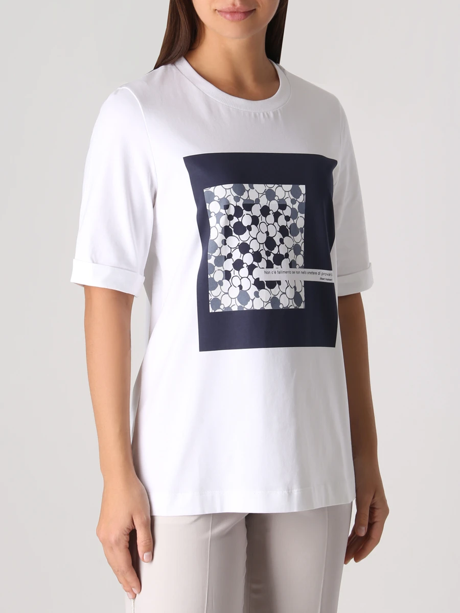 Футболка хлопковая с принтом