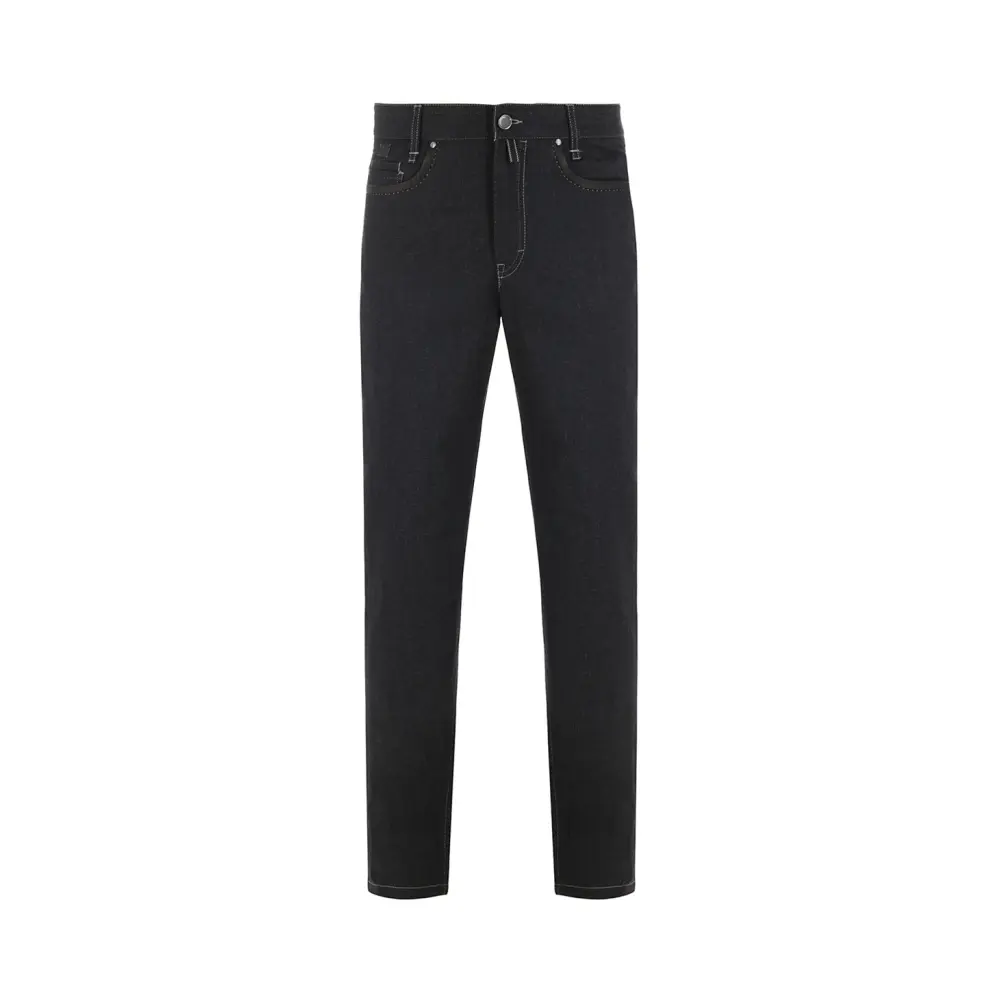 Джинсы Regular Fit из хлопка и шерсти