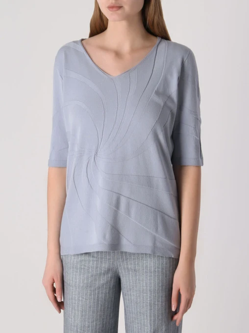 Футболка из вискозы ARMANI COLLEZIONI