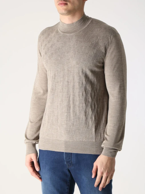 Водолазка шерстяная BERTOLO LUXURY MENSWEAR