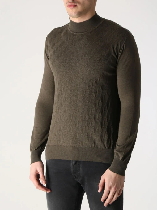 Водолазка шерстяная BERTOLO LUXURY MENSWEAR