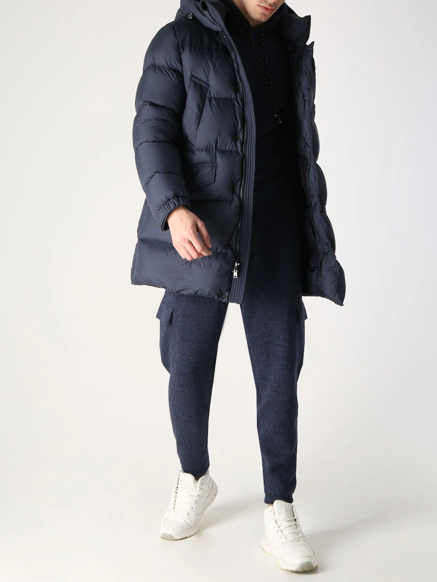 Пуховик стеганый