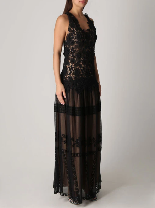 Платье кружевное ALBERTA FERRETTI