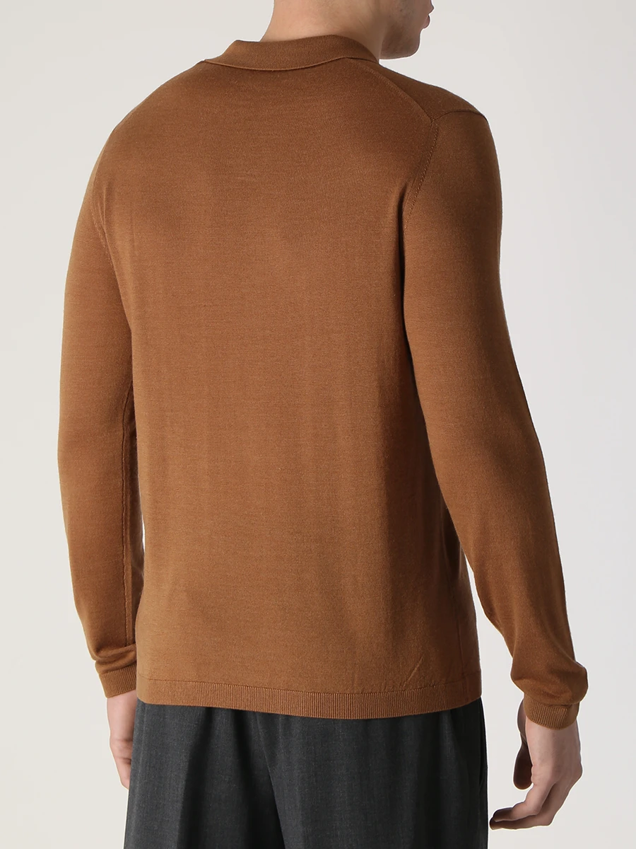 Поло из шерсти и шелка