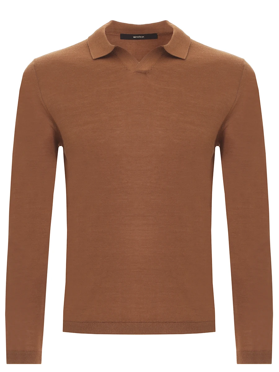 Поло из шерсти и шелка