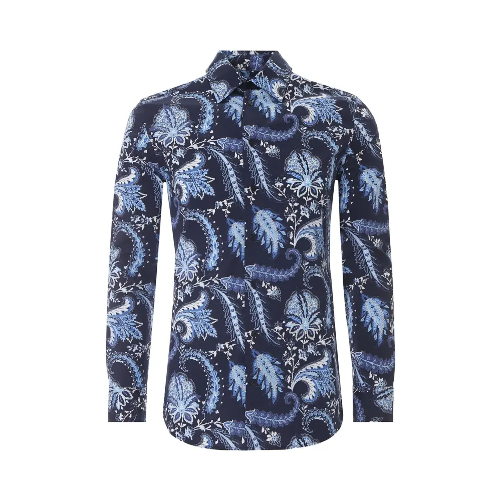 Рубашка Slim Fit хлопковая