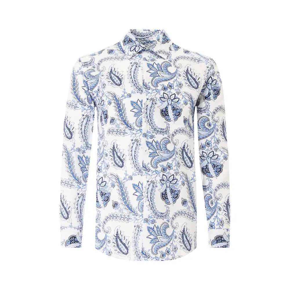 Рубашка Slim Fit хлопковая