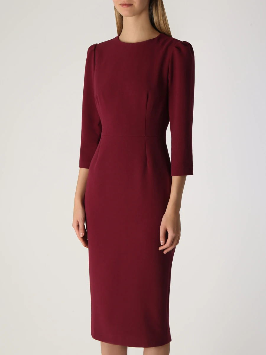 Платье-футляр хлопковое