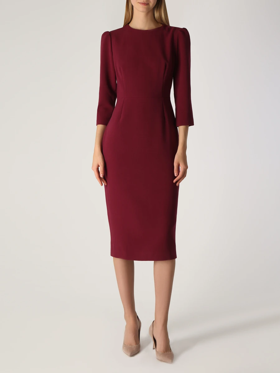 Платье-футляр хлопковое