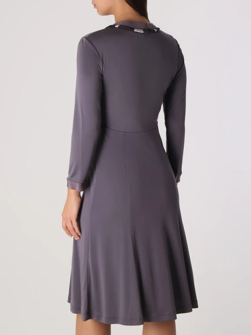 Платье однотонное POLLINI