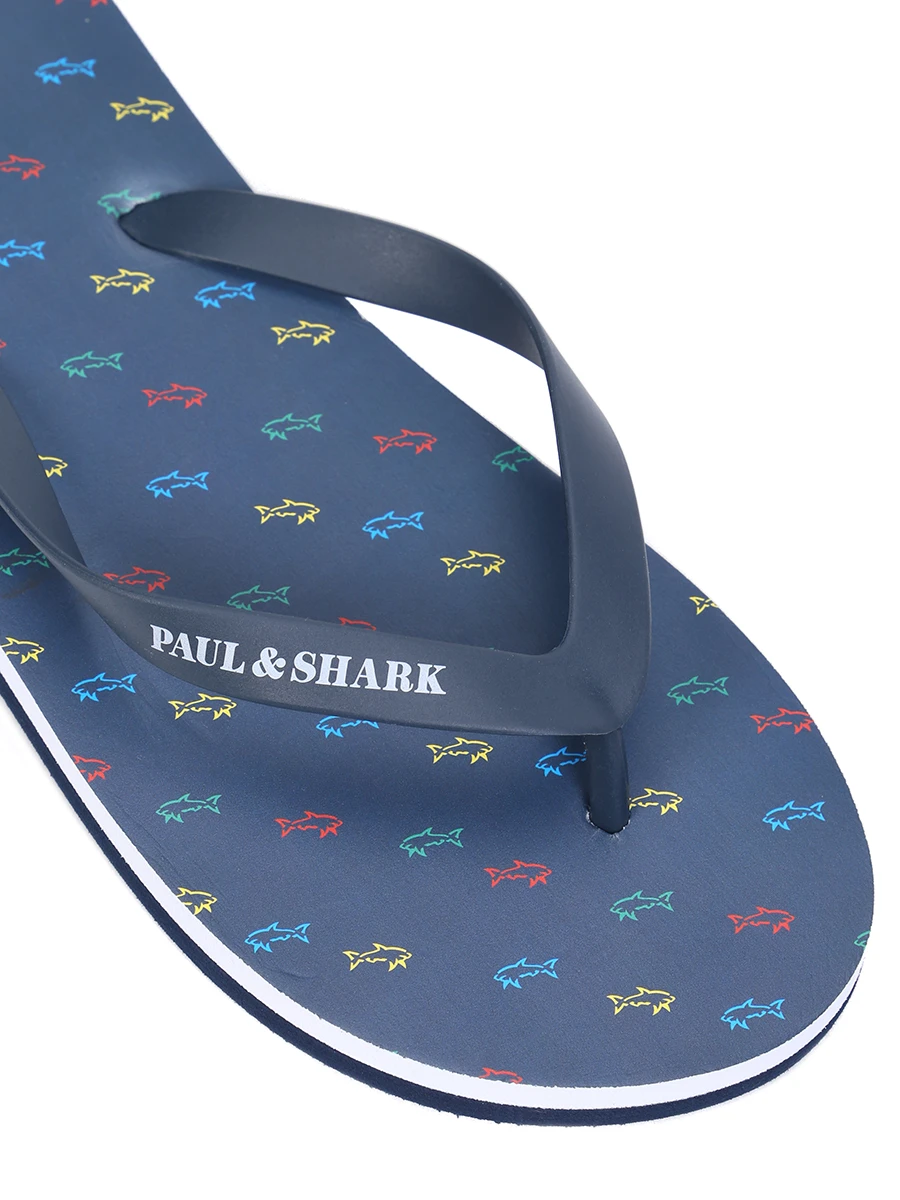 Сланцы резиновые от PAUL & SHARK за 6 160 рублей со скидкой 30% (цвет:  синий, артикул: 22418033/013) - купить в интернет-магазине VIPAVENUE