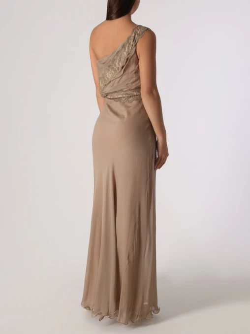 Платье на одно плечо ALBERTA FERRETTI