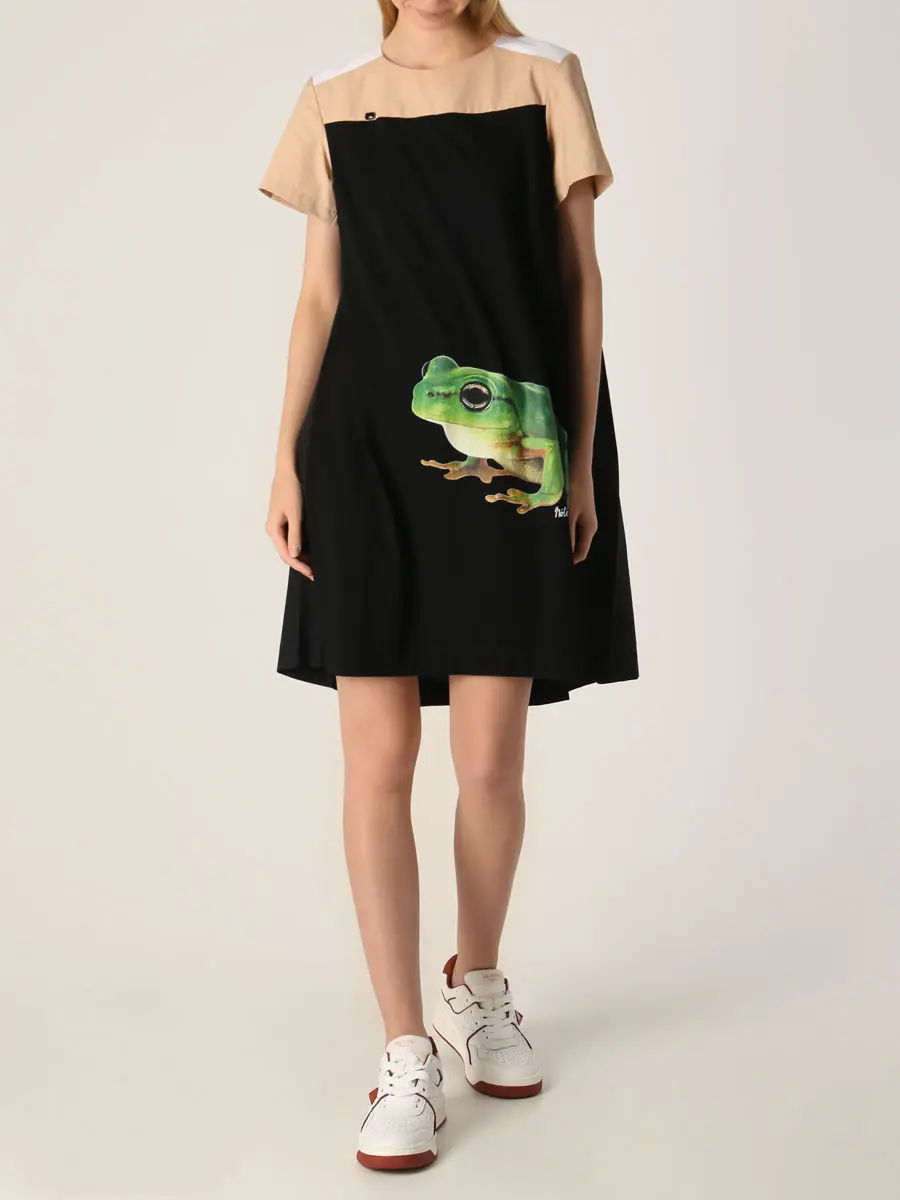 Платье из хлопка и вискозы