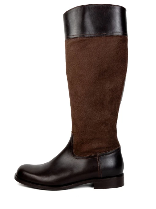 Сапоги кожаные POLLINI