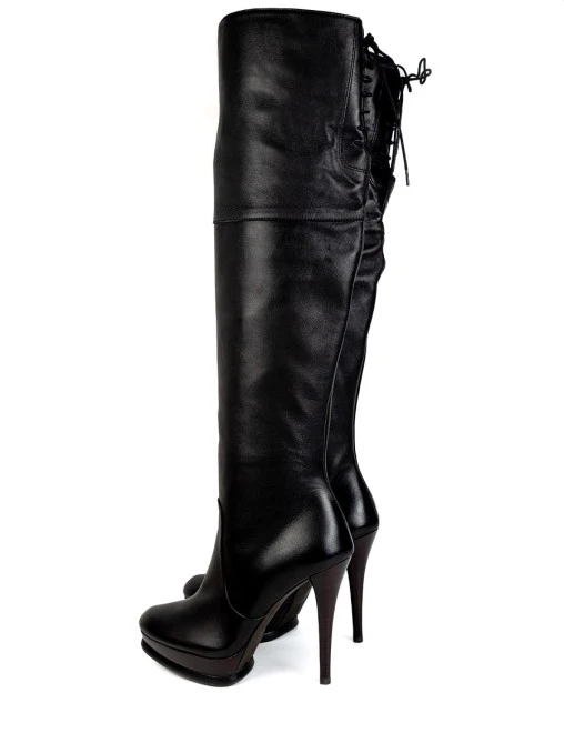 Ботфорты кожаные STUART WEITZMAN