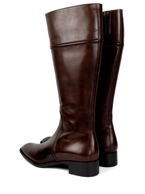 Сапоги кожаные SANTONI