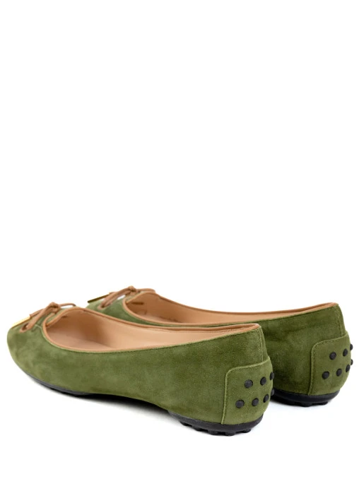 Балетки замшевые TOD`S