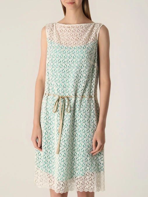 Платье с шитьем SAN ANDRES