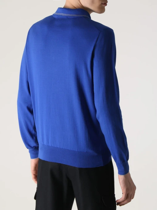 Поло из хлопка и кашемира FIORONI CASHMERE