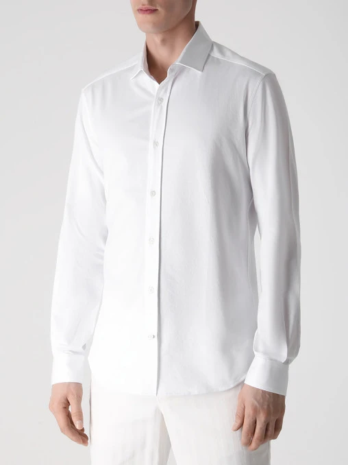 Рубашка Leisure Fit хлопковая BRUNELLO CUCINELLI