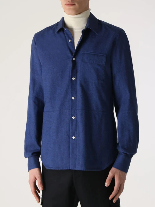 Рубашка Regular Fit хлопковая KITON