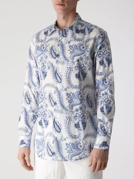 Рубашка Slim Fit хлопковая ETRO