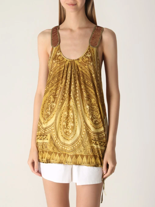 Топ с принтом JUST CAVALLI
