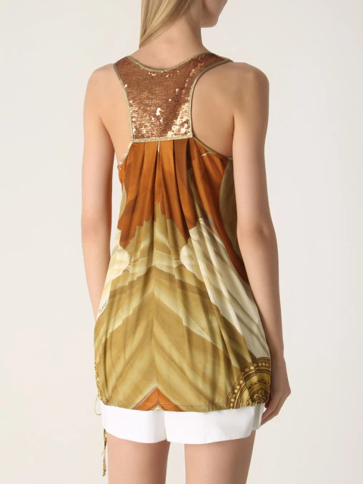 Топ с принтом JUST CAVALLI