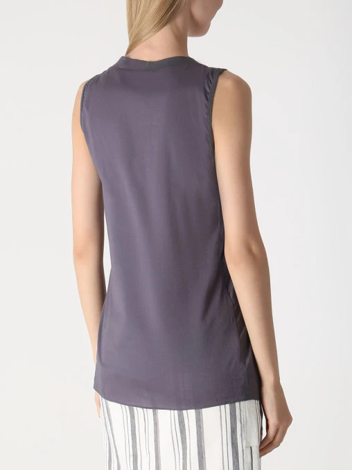 Топ хлопковый BRUNELLO CUCINELLI