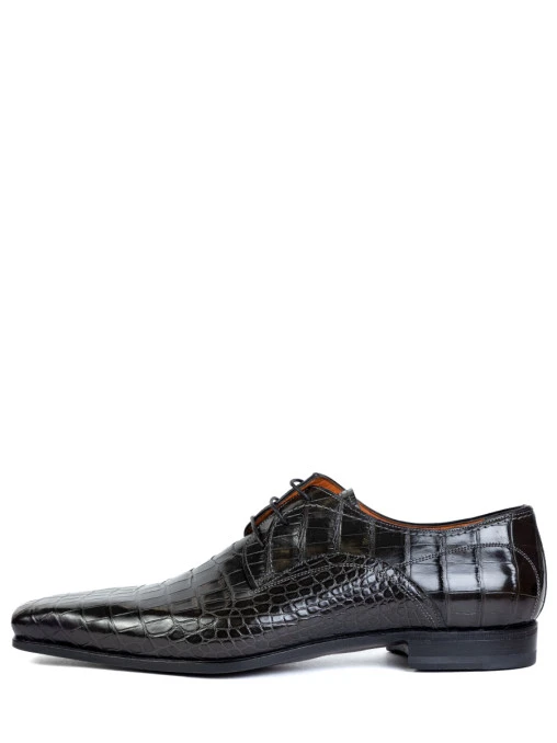 Дерби из кожи крокодила SANTONI